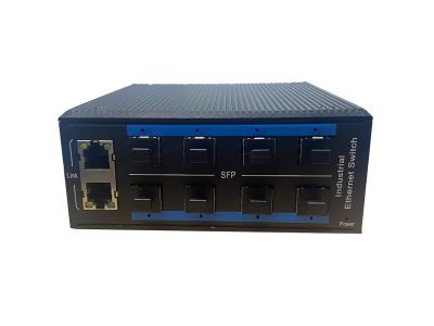 千兆8光2電工業級以太網交換機